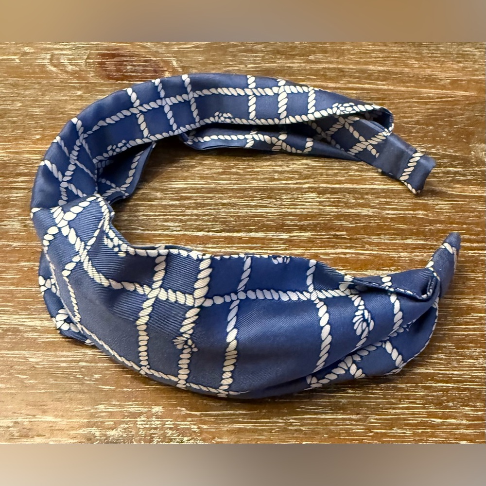 TALBOTS NAUTICAL ROPE SILKY HEADBAND